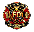 9th Battalion Commissioners logo