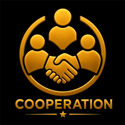 Cooperation emblem